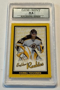 lot 78C image: Hannu Toivonen RC Graded 9.5 Gem Mint 2005-06 Upper Deck Bee Hive #109 Hockey Card