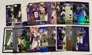 lot 99C image: (18) Randy Moss Minnesota Vikings Football Card Lot