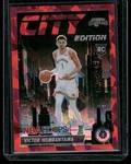 Victor Wembanyama BOOKEND RC 99/99  2024 Premium Stock City Edition Prizm #25 San Antonio Spurs Basketball Card