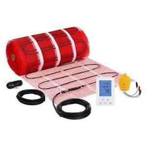 lot 30 image: VEVOR Floor Heating Mat 100 Sq. ft Electric Radiant In-Floor Heated Warm System with Digital Floor Sensing Thermostat  Customer Returns See Pictures
