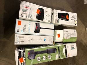 lot 28 image: Lot of Assorted Mailboxes and Posts Various Models and Conditions  Customer Returns See Pictures