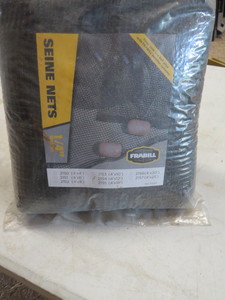 lot 24 image: Frabill Minnow Seine Net 4 X 12 Ft. Black Mesh - New
