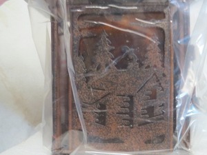 lot 25 image: Log Cabin Lantern Night Light