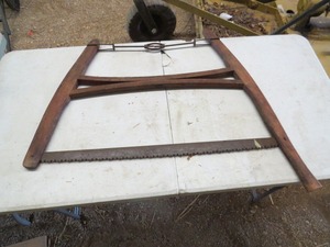 lot 43 image: Vintage Wood Buck(Bow) Saw
