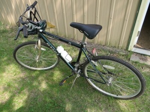 lot 50 image: Glacier Point Magna 12 Speed Bike with Bike Helmet
