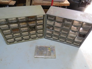 lot 65 image: Mixed Lot of Hardware Storage Boxes