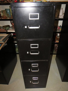 lot 86A image: 4 Drawer Filing Cabinet