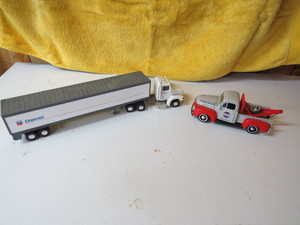 lot 92 image: Vintage Chevron Trucks