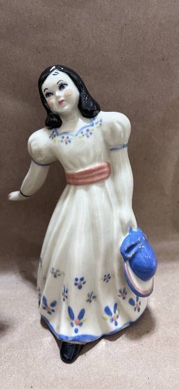 lot 115 image: Pair of Figurines Boy and Girl
