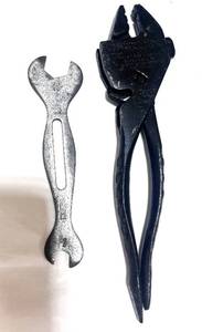 lot 51 image: Antique 8 12 Plierench and Ronson Wrench
