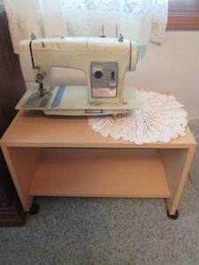 lot 221 image: Vintage Sears Kenmore sewing machin...