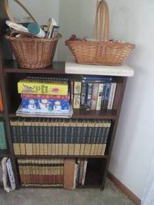 lot 250 image: Large wood abstract shelving unit...