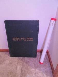 lot 263 image: Vintage School and Library Atlas of...