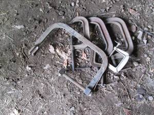 lot 174 image: Lot of C clamps...