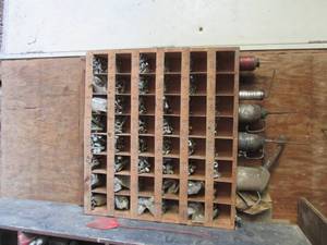 lot 178 image: Large bin of nuts and bolts..bring ...