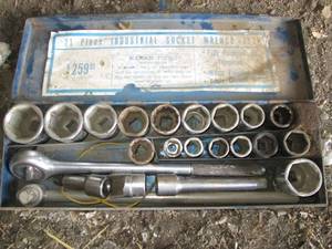 21 Piece industrial socket wrench s...