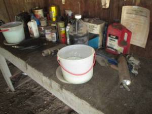 lot 146 image: Battery charger, automotive fluids ...