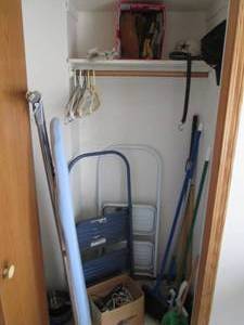 lot 40 image: Content of closet to include metal ...