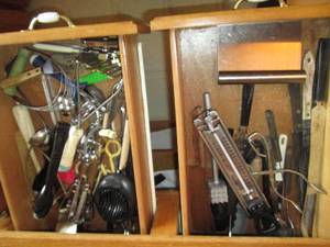 lot 56 image: Content of (2) drawers to include a...
