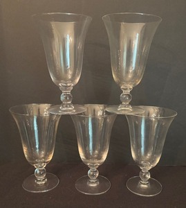 lot 98 image: Imperial Crystal Candlewick Iced Tea Glasses