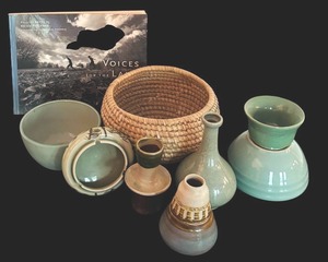 lot 75 image: Vintage Beautiful Pieces including Bud Vases, Book, Bowls and More