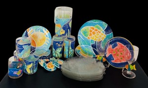 lot 61 image: Summer Vibes Fish Kitchenware Decor