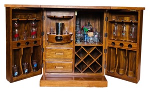 lot 12A image: Absolutely Stunning Vintage Bar Cabinet (Mini Bar)
