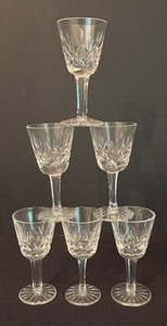 lot 162 image: Waterford Lismore Cordial Stemware