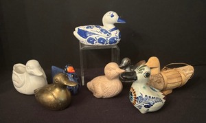 lot 203 image: Darling Duck Figurines