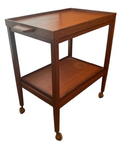 lot 209 image: Vintage Mid Century Cart with Removable Trays