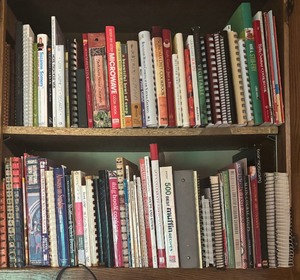 lot 213 image: Cookbooks about Muffins Soups Asian Cuisine Salads and More