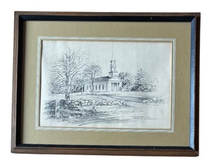 lot 246 image: The Martha-Mary Chapel Print by F. Murbay