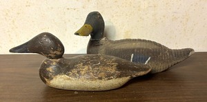 lot 291 image: Two Vintage Duck Decoys
