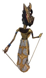lot 295 image: Vintage Balinese Wayang Golek Traditional Puppet