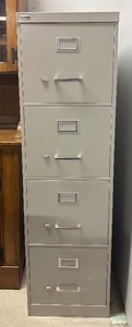 lot 297 image: Wesco Four Drawer File Cabinet