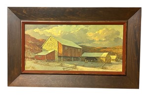 lot 298 image: First Snow Print by Eric Sloane