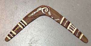 lot 341 image: Beautiful Vintage Boomerang