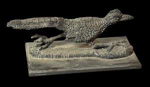 lot 105A image: Hudson Honeywell Pewter Roadrunner Figurine
