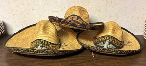 lot 349 image: Three Embroidered Mexican Sombreros