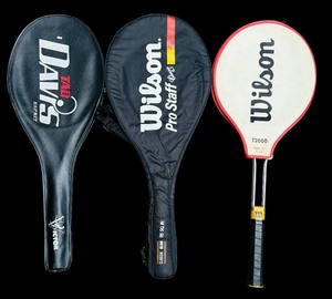 lot 364 image: Lets Play Tennis  Three Racquets by Williston and Victor Davis