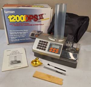 Lyman 1200 DPS 2 Digital Powder Scale and Dispenser System 110 Volt