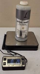 lot 20 image: Precision Reloading  Zinc Plated Steel Shot #1 (.160) - 10 Lbs. 2.8 oz