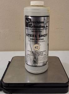 lot 21 image: Precision Reloading -Zinc Plated Steel Shot #2 (.150) - 10 Lbs.