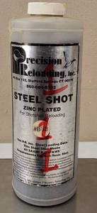 lot 25 image: Precision Reloading - Zinc Plated Steel Shot #1 (.160) - 9 Lbs. 8.3  oz