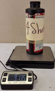 lot 34 image: Precision Reloading  Zinc Plated Steel Shot #4 (.130) - 9 Lbs.  & 13.5 oz