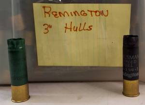 lot 43 image: Remington - 3 HULLS in 12 gallon tote
