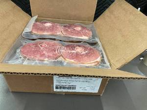 M - Approx 15 LBs Smithfield Fully Cooked Bone-In Ham Steaks, Packed 2022