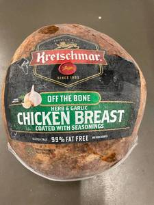 F - Kretschmar Herb & Garlic Chicken Breast Coated with Seasonings