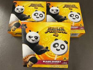 lot 14 image: Kung Fu Panda 6 Black Cherry Flavored Frozen Confection Bars - Lot of 3 Boxes