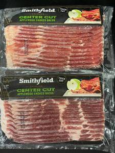 lot 15 image: Smithfield Premium Center Cut Applewood Smoked Bacon